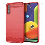 قاب محافظ ژله ای سامسونگ Fiber Carbon Rugged Armor Case For Samsung Galaxy A30s A50s