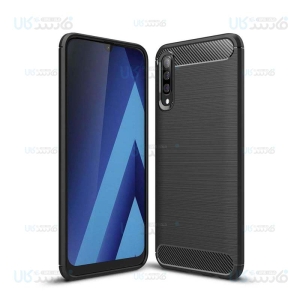 قاب محافظ ژله ای سامسونگ Fiber Carbon Rugged Armor Case For Samsung Galaxy A70s
