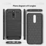 قاب محافظ ژله ای شیائومی Fiber Carbon Rugged Armor Case For Xiaomi Redmi 8