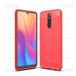 قاب محافظ ژله ای شیائومی Fiber Carbon Rugged Armor Case For Xiaomi Redmi 8