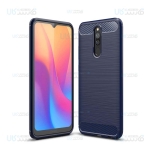 قاب محافظ ژله ای شیائومی Fiber Carbon Rugged Armor Case For Xiaomi Redmi 8