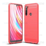 قاب محافظ ژله ای شیائومی Fiber Carbon Rugged Armor Case For Xiaomi Redmi Note 8T