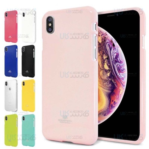 قاب محافظ ژله ای رنگی اپل Mercury Goospery Jelly Case Apple iPhone XS