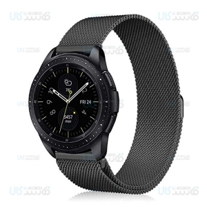 بند فلزی آهن ربایی ساعت هوشمند سامسونگ Milanese Magnetic Loop Band For Samsung Galaxy Watch 42MM