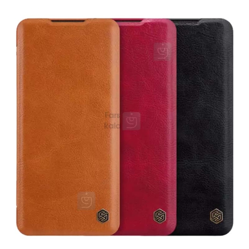 کیف محافظ چرمی نیلکین شیائومی Nillkin Qin Case For Xiaomi Mi CC9 Pro / Mi Note 10 / Mi Note 10 Pro