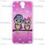 قاب محافظ طرح دار اچ تی سی Patterned Protective Frame Case For HTC One E9