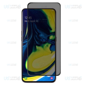 محافظ صفحه نمایش حریم شخصی تمام چسب با پوشش کامل Privacy Full Screen Protector For Samsung Galaxy A80 / A90