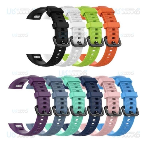 بند سیلیکونی ساعت هوشمند هواوی Silicone HB4 Strap For Huawei Honor Band 4