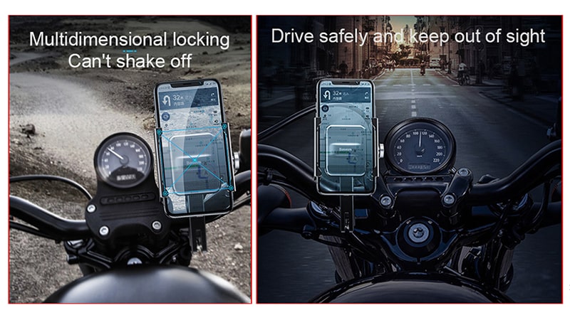 پایه نگهدارنده موبایل موتور و دوچرخه بیسوس Baseus Knight Motorcycle Holder