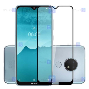 محافظ صفحه نمایش تمام چسب با پوشش کامل نوکیا Full Glass Screen Protector For Nokia 6.2 / 7.2
