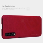 کیف محافظ چرمی نیلکین سامسونگ Nillkin Qin Case For Samsung Galaxy A70s