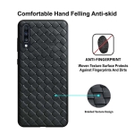 قاب ژله ای طرح چرم حصیری سامسونگ BV Grid Weaving Case For Samsung Galaxy A70