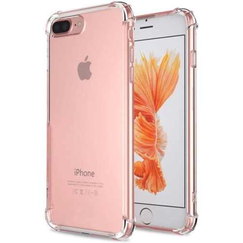 قاب محافظ ژله ای کپسول دار 5 گرمی اپل Clear Tpu Air Rubber Jelly Case For Apple iPhone 7 Plus 8 Plus
