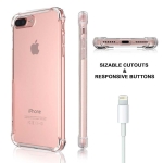قاب محافظ ژله ای کپسول دار 5 گرمی اپل Clear Tpu Air Rubber Jelly Case For Apple iPhone 7 Plus 8 Plus