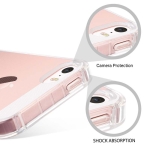 قاب محافظ ژله ای کپسول دار 5 گرمی اپل Clear Tpu Air Rubber Jelly Case For Apple iphone 5 & 5S