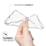 قاب محافظ ژله ای کپسول دار 5 گرمی اپل Clear Tpu Air Rubber Jelly Case For Apple iphone 5 & 5S