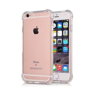 قاب محافظ ژله ای کپسول دار 5 گرمی اپل Clear Tpu Air Rubber Jelly Case For Apple iphone 6 / 6S