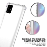 قاب محافظ ژله ای کپسول دار 5 گرمی سامسونگ Clear Tpu Air Rubber Jelly Case For Samsung Galaxy A51