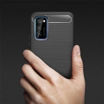 قاب محافظ ژله ای هواوی Fiber Carbon Rugged Armor Case For Huawei Honor V30