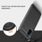 قاب محافظ ژله ای هواوی Fiber Carbon Rugged Armor Case For Huawei Honor V30