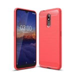 قاب محافظ ژله ای نوکیا Fiber Carbon Rugged Armor Case For Nokia 3.2