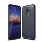 قاب محافظ ژله ای نوکیا Fiber Carbon Rugged Armor Case For Nokia 3.2