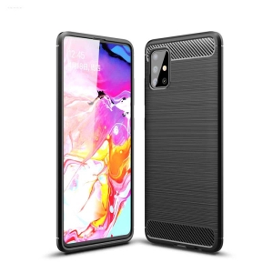 قاب محافظ ژله ای سامسونگ Fiber Carbon Rugged Armor Case For Samsung Galaxy A51