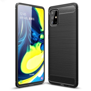 قاب محافظ ژله ای سامسونگ Fiber Carbon Rugged Armor Case For Samsung Galaxy A71