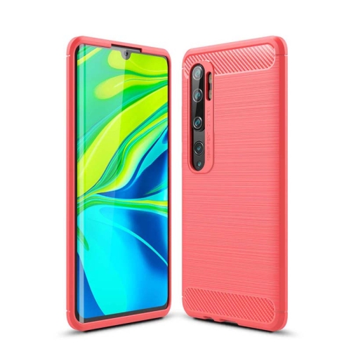قاب محافظ ژله ای شیائومی Fiber Carbon Rugged Armor Case For Xiaomi Mi CC9 Pro Mi Note 10 Mi Note 10 Pro