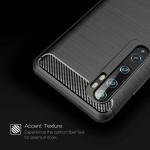 قاب محافظ ژله ای شیائومی Fiber Carbon Rugged Armor Case For Xiaomi Mi CC9 Pro Mi Note 10 Mi Note 10 Pro