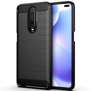 قاب محافظ ژله ای شیائومی Fiber Carbon Rugged Armor Case For Xiaomi Redmi K30