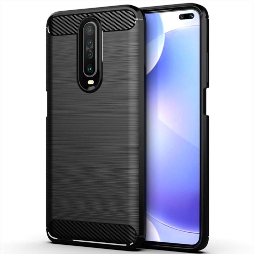 قاب محافظ ژله ای شیائومی Fiber Carbon Rugged Armor Case For Xiaomi Redmi K30