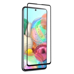 محافظ صفحه نمایش تمام چسب با پوشش کامل سامسونگ Full Glass Screen Protector For Samsung Galaxy A71