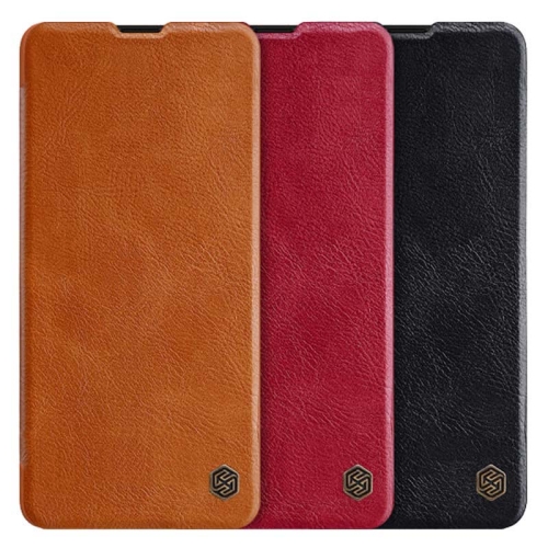 کیف محافظ چرمی نیلکین سامسونگ Nillkin Qin Case For Samsung Galaxy A51