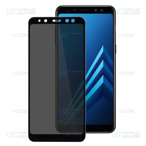 محافظ صفحه نمایش حریم شخصی تمام چسب با پوشش کامل سامسونگ Privacy Full Screen Protector For Samsung Galaxy A8 2018