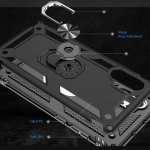 قاب محافظ انگشتی سامسونگ Ring Rugged Hybrid Armor 360 Case Samsung Galaxy Note 10 Plus