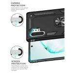 قاب محافظ انگشتی سامسونگ Ring Rugged Hybrid Armor 360 Case Samsung Galaxy Note 10 Plus