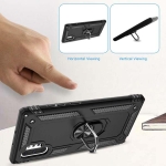 قاب محافظ انگشتی سامسونگ Ring Rugged Hybrid Armor 360 Case Samsung Galaxy Note 10 Plus
