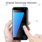 محافظ صفحه نمایش تمام چسب با پوشش کامل Full Glass Screen Protector For Samsung Galaxy S7 edge