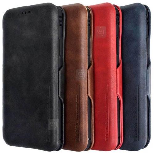 کیف محافظ چرمی پولوکا سامسونگ Puloka Leather Cover Case Samsung Galaxy S9 Plus