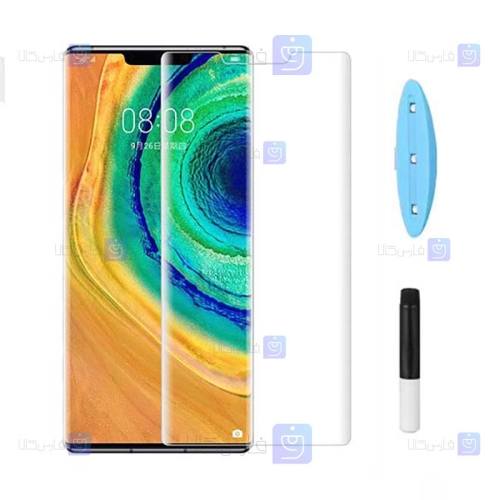 گلس Huawei Mate 30 Pro مدل UV Full Glass Screen Protector