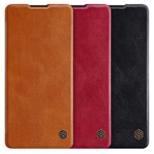 کیف محافظ چرمی نیلکین سامسونگ Nillkin Qin Case For Samsung Galaxy S10 Lite 2020