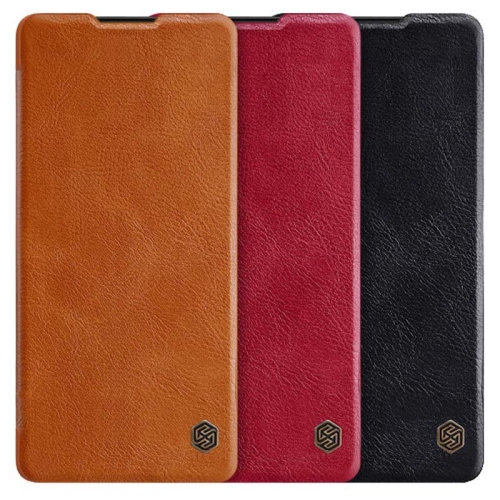 کیف محافظ چرمی نیلکین سامسونگ Nillkin Qin Case For Samsung Galaxy S10 Lite 2020