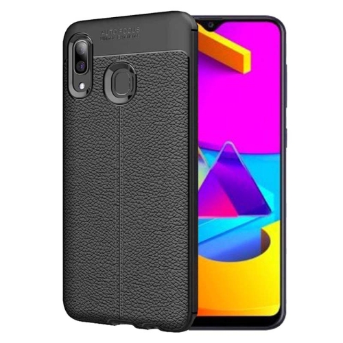 قاب ژله ای طرح چرم سامسونگ Auto Focus Jelly Case For Samsung Galaxy M10s