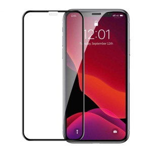 محافظ صفحه نمایش شیشه ای دو تایی بیسوس اپل Baseus Full Coverage Curved Screen Protector For Apple iPhone XR / iPhone 11