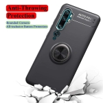 قاب ژله ای طرح چرم انگشتی شیائومی Becation A.F Magnetic Ring For Xiaomi Mi CC9 Pro Mi Note 10 Mi Note 10 Pro