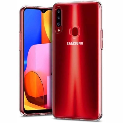 قاب محافظ شیشه ای- ژله ای سامسونگ Belkin Transparent Case For Samsung Galaxy A20s
