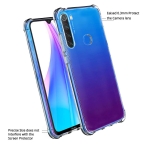 قاب محافظ ژله ای کپسول دار 5 گرمی شیائومی Clear Tpu Air Rubber Jelly Case For Xiaomi Redmi Note 8T