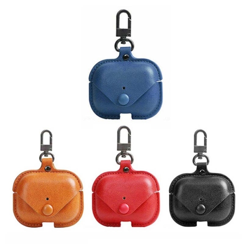 کاور محافظ چرمی ایرپاد پرو Coteetci PU Case With Hook For Apple Airpods Pro