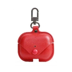 کاور محافظ چرمی ایرپاد پرو Coteetci PU Case With Hook For Apple Airpods Pro
